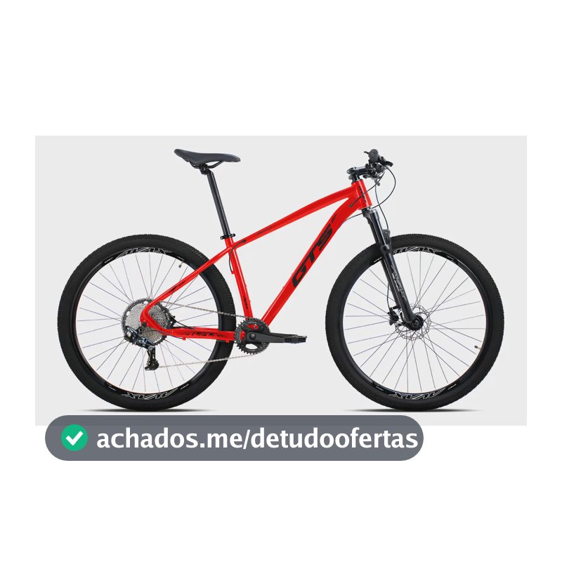 Bicicleta Aro 29 Gts Feel Avax 12v Freio A Disco Hidráulico Cor Vermelho Tamanho Do Quadro 19
