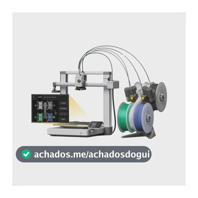 Impressora 3d Bambu Lab A1 Combo Ams Lite Impressão 4 Cores Cor Prateado