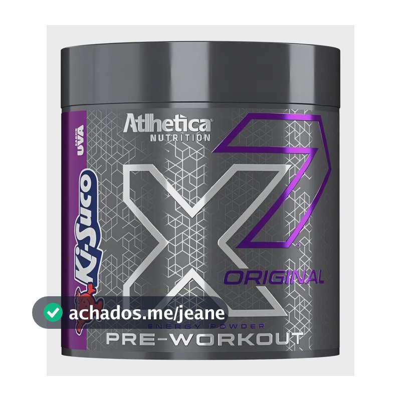 Pre Treino X7 Uva Ki-suco 300g - Atlhetica