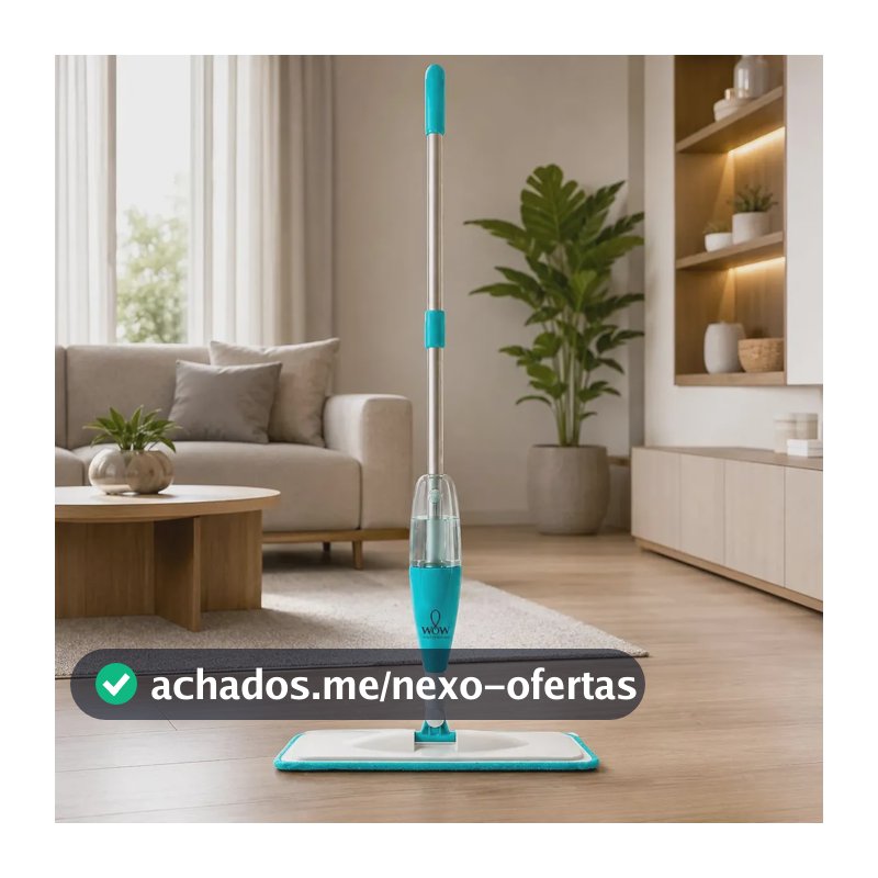 Mop Spray Com Reservatório Esfregão Vassoura Mágica Refil Wow World Of Wonders