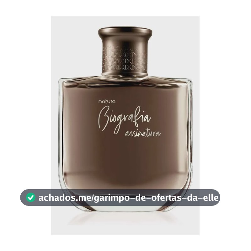 Deo Colônia Biografia Assinatura Masculino 100ml - Natura