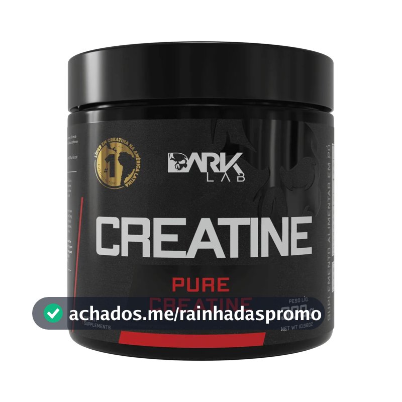Creatina Dark Lab Premium Pure em pó Sem sabor x 300g
