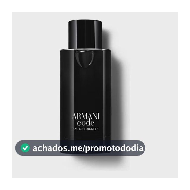 Perfume Masculino Armani Code Eau de Toilette Refilável, 125ml