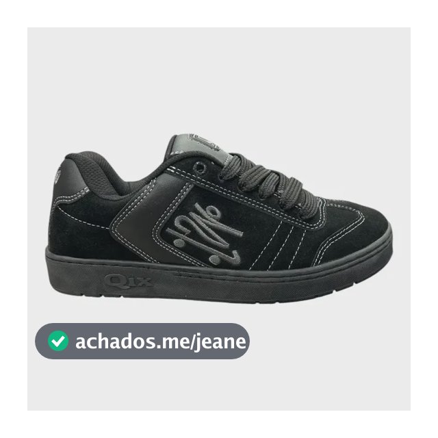 Tenis Qix Chorão Lado B Preto - Original