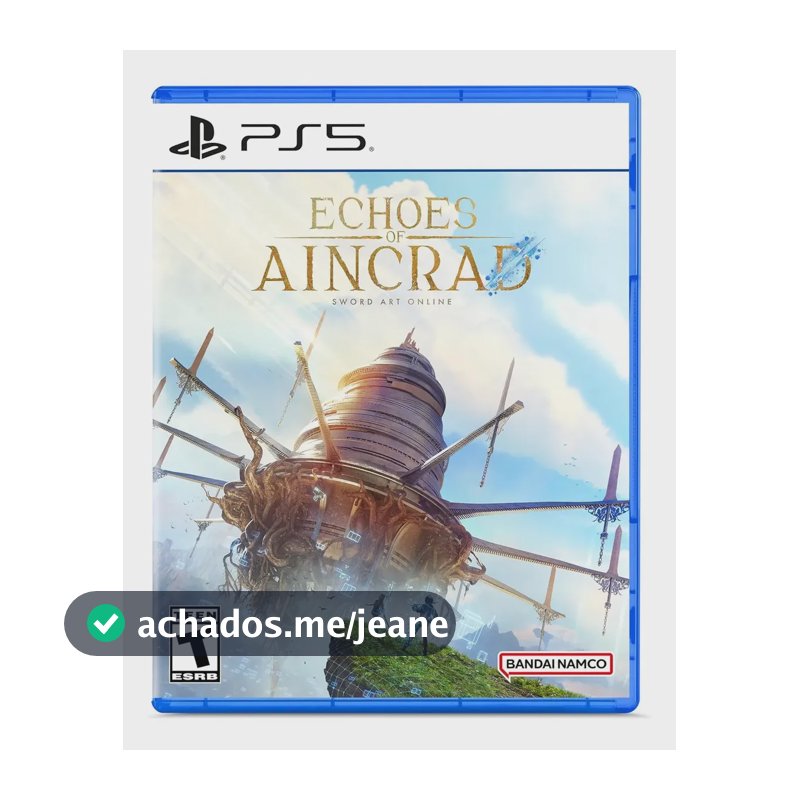 Sword Art Online Echoes Of Aincrad Ps5 Mídia Física