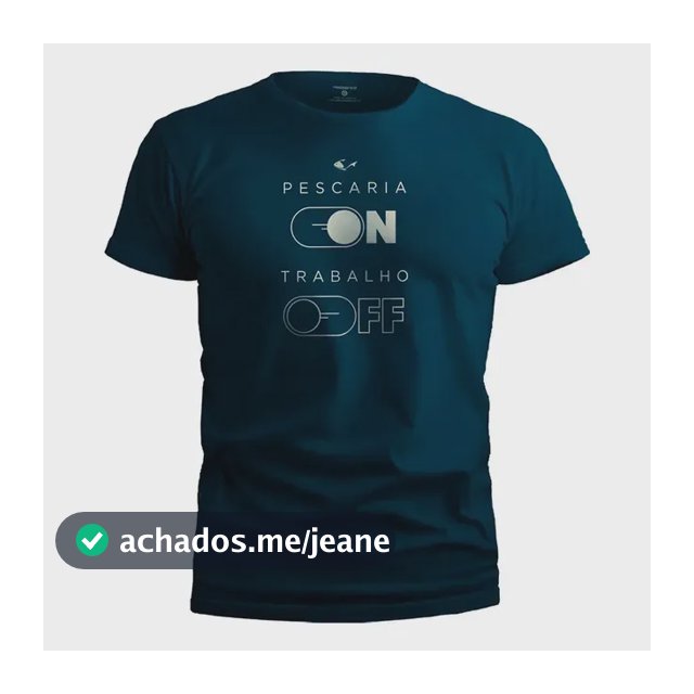 Camiseta Presa Viva 100% Algodão Estampas De Pesca - Escolha