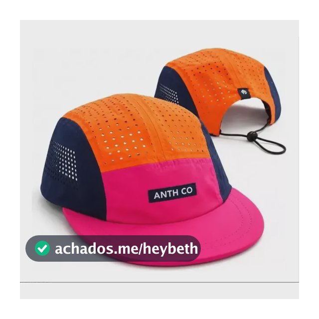 Boné Anth Co Aba Curta Cut Corrida Academia Treino Ultraleve Azul Laranja Rosa Un Liso