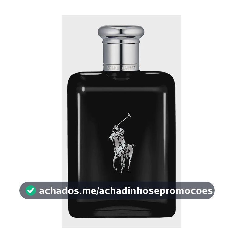 Perfume Masculino Eau de Toilette Ralph Lauren Polo Black 200 ml