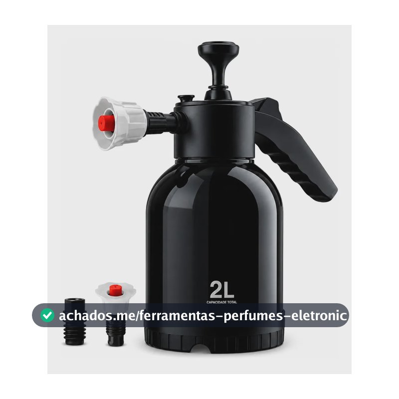 Pulverizador Snow Foam Profissional 2l Com 2 Bicos Para Lavagem Automotiva