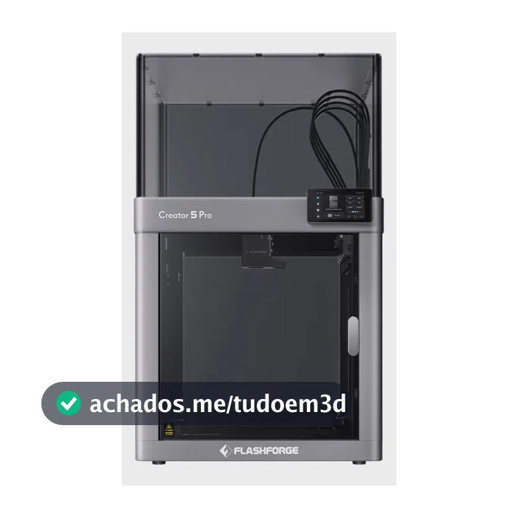 Impressoras 3d Flashforge Creator 5 Pro De 4 Cabeçalhos Cinza