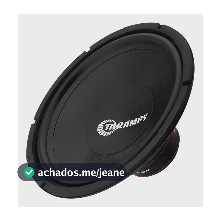 T 600 Sw Subwoofer 300 Rms 12 Polegadas Taramps Alto Falante Cor 4 OHMS