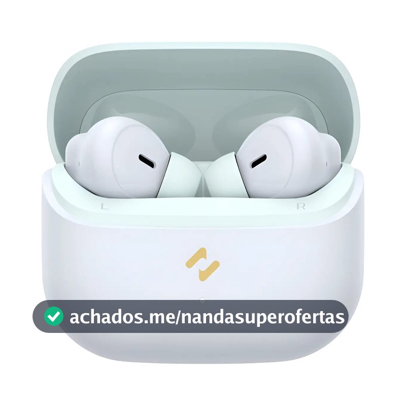 Fone De Ouvido Sem Fio Havit Tw982 Enc, Bluetooth 5.4, 33h Bateria, Resistência IPX4 contra respingos, Cancelamento de Ruído com IA, Cor Verde
