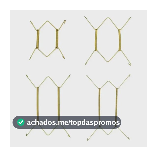 Suporte Gancho 6 Pçs Parede Decorativos Para Pratos Em Aço