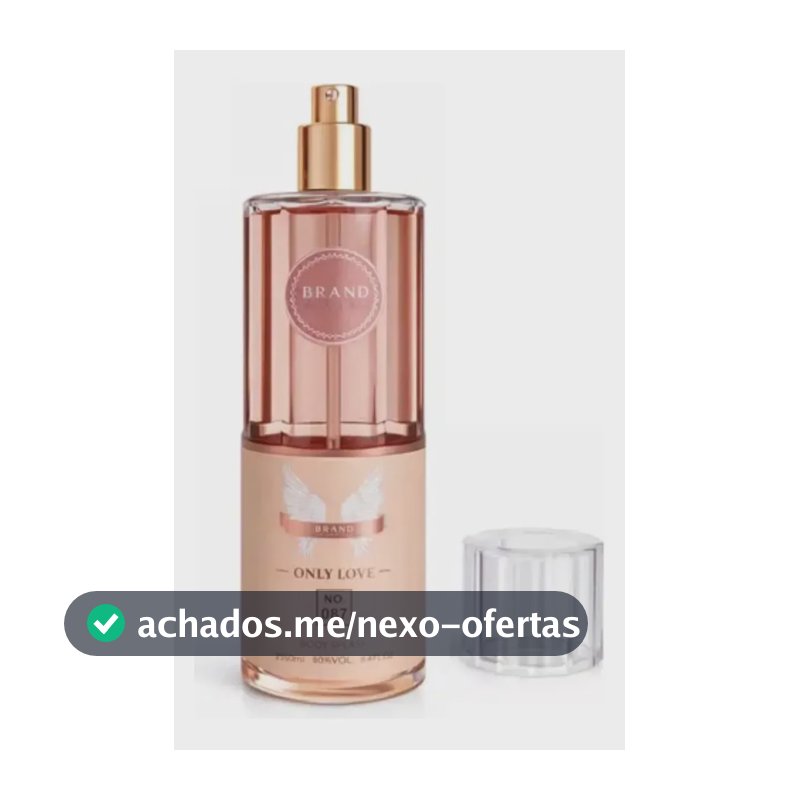 Body Splash Brand Only Love Feminino 250ml - 087  Deli
