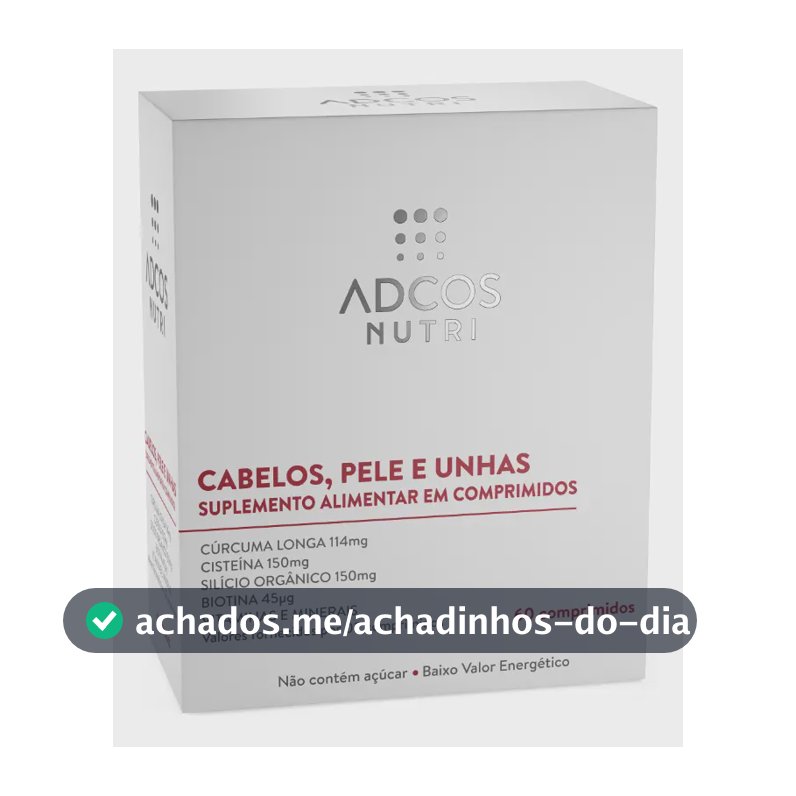 Adcos Adcos Nutri Cabelos, Pele E Unhas 60 Comprimidos