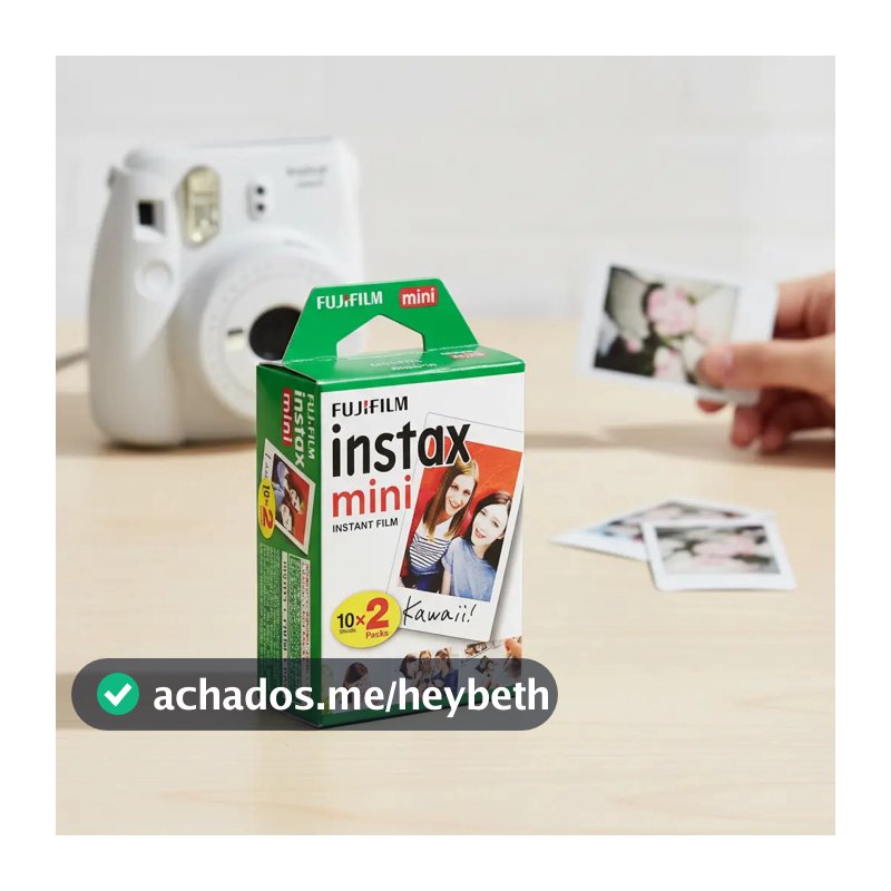 Filme Instantâneo Instax Mini 7s 20 Fotos
