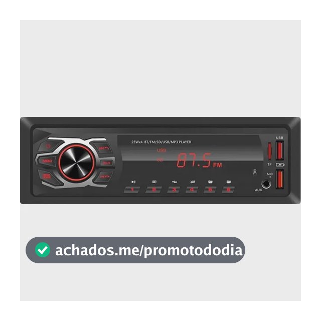 MP3 Player First Option 6688 Som Automotivo Radio Bluetooth 25W FM USB Pen Drive BT Carro Caminhonte 1 Din Caixa Bob Saida RCA