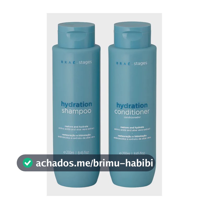 Kit Hidratação Braé Stages Shampoo + Condicionador Hydration