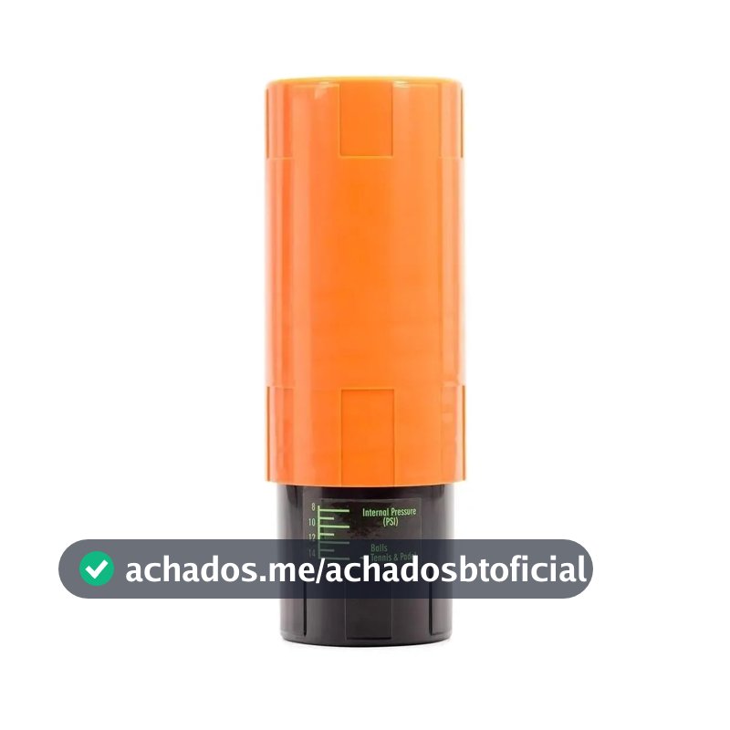 Pressurizador De Bola De Tênis Pró Spin Preto E Laranja
