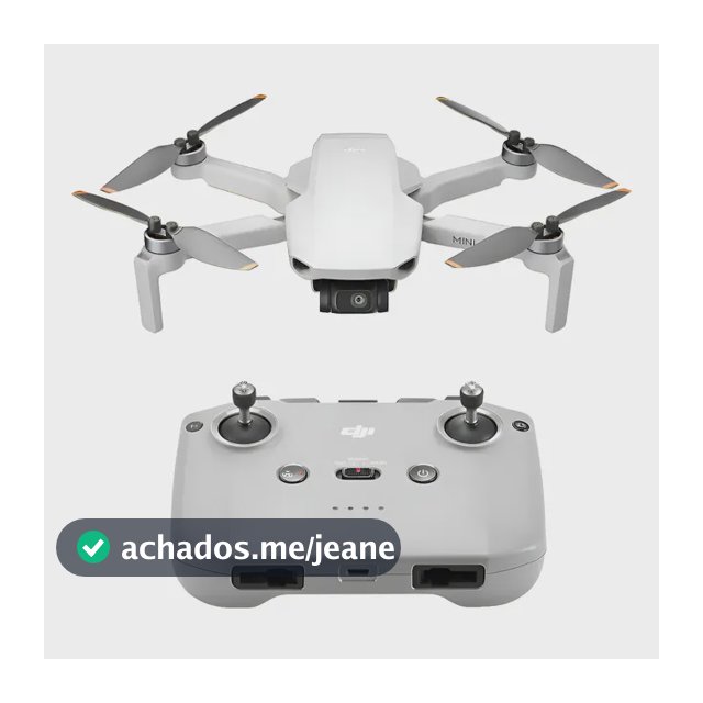 Drone Dji Mini 4k Mt2sd Cor Cinza Cinza