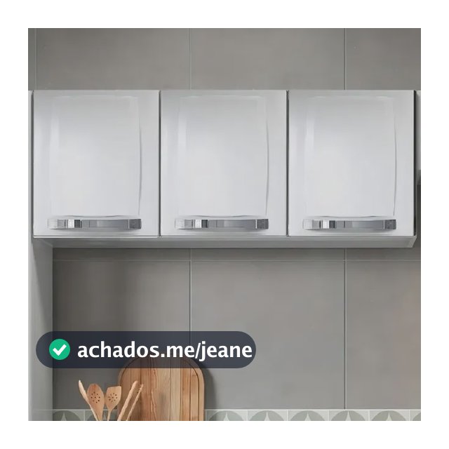 Armário De Cozinha Itatiaia Rose 3 Portas Cor Branco