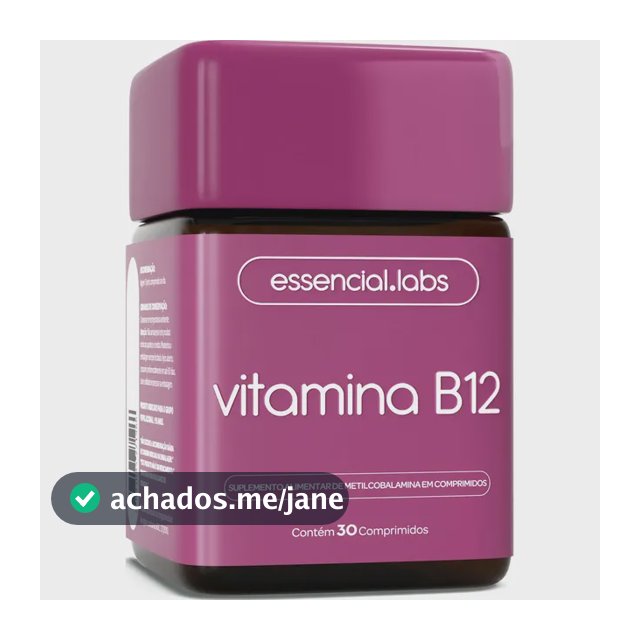 VITAMINA B12 Metilcobalamina - Fórmula com Máxima Pureza e Concentração - 30 Doses