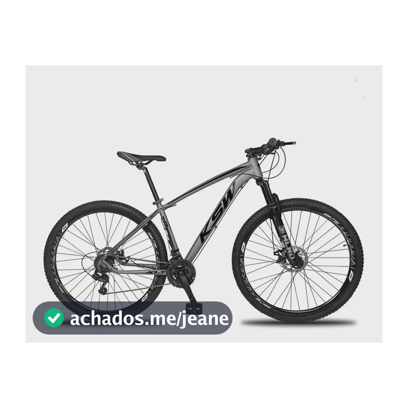 Bicicleta Aro 29 Ksw Xlt 24 Marchas Shimano Freio Hidraulico Grafite/preto 17