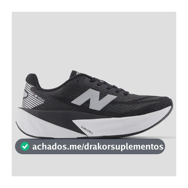 Tênis New Balance Fuelcell Rebel V5 Feminino Preto/branco 37,0 Br