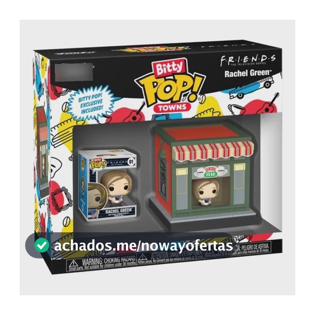 Bonecos Colecionáveis Bitty Pop! Town Friends Rachel Green No Central Perk 11658 Funko