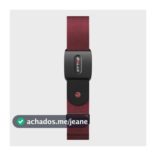Braçadeira Polar Para Monitor Óptico De Frequência Cardíaca  Vermelho M/eg