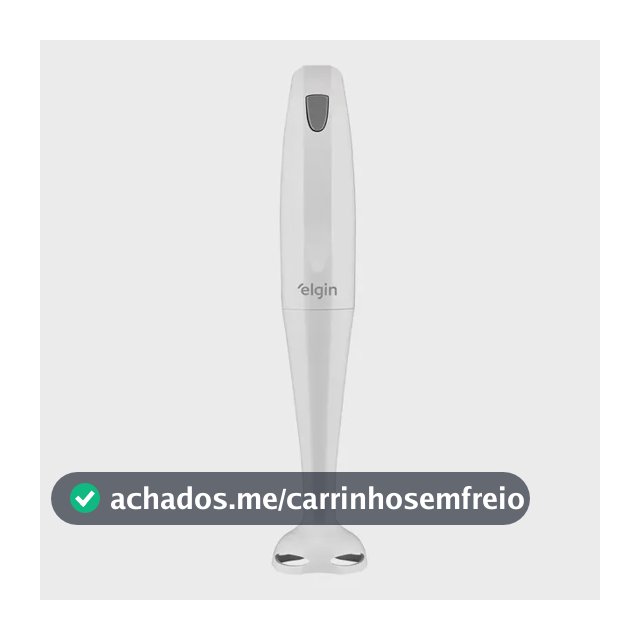 Mixer De Mão Portátil Branco 200w Com Copo 700ml MIX1002 Elgin