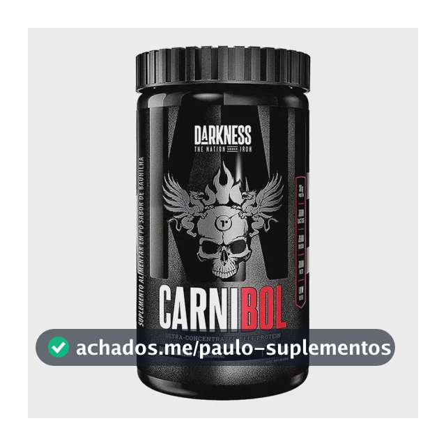 Carnibol Darkness Integralmédica Sabor Baunilha 900g Baunilha
