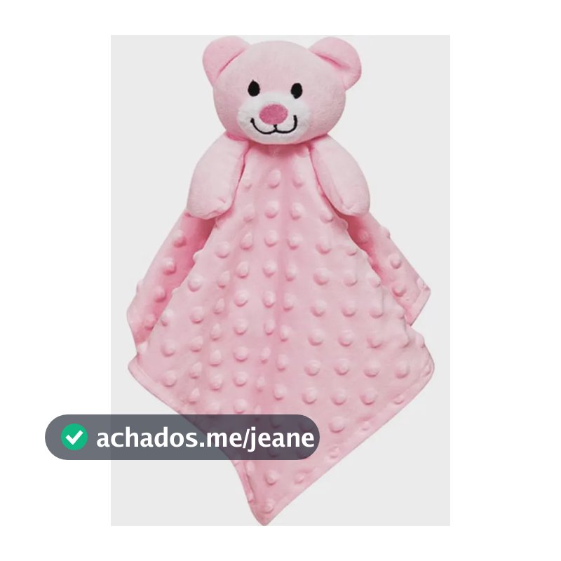Naninha Algodão Doce Ursinho Rosa Buba