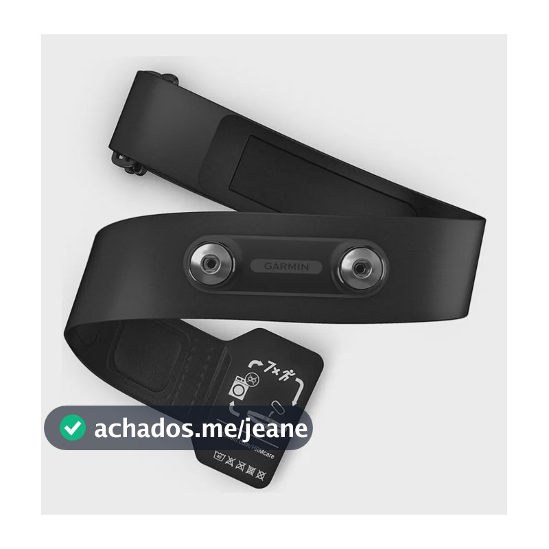 Monitor Cardíaco Peitoral Garmin Hrm-200 Xs/s 2025 Com - Preto - Pp/p