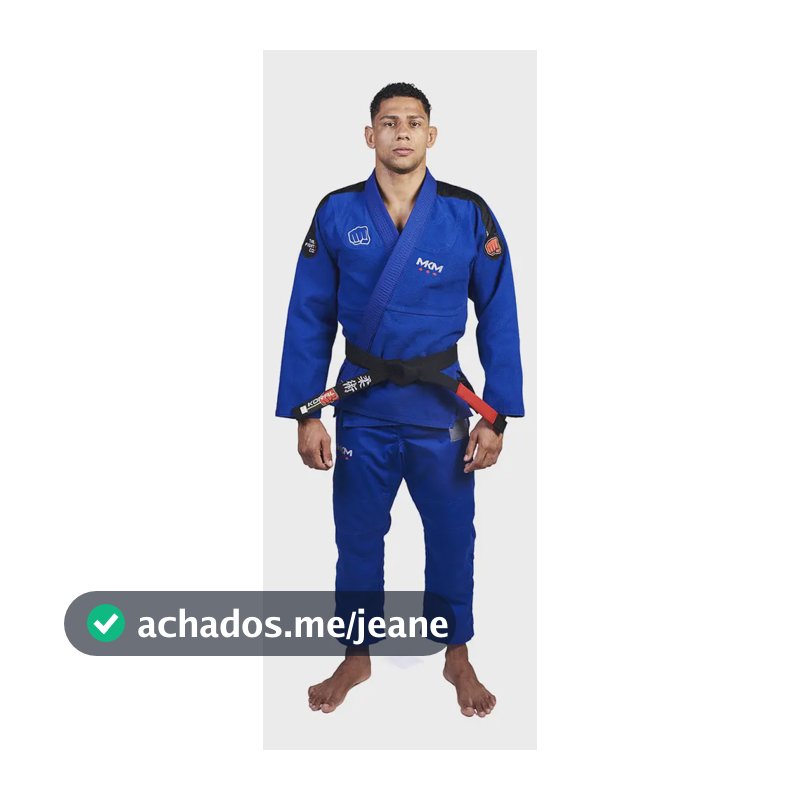 Kimono Jiu Jitsu Koral Mkm 3 Azul Royal Masculino Tamanho A1