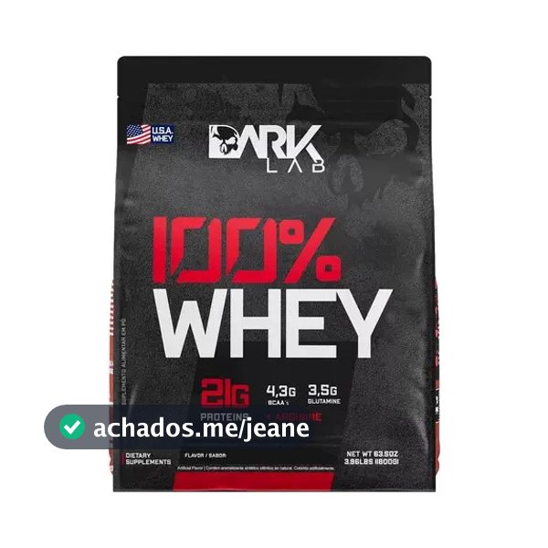 100% Whey Protein Baunilha Refil 1,8kg - Dark Lab