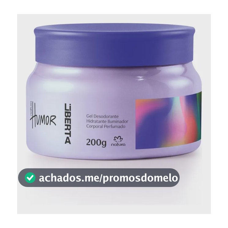 Gel Hidratante Iluminador Corporal Humor Liberta 200 G Corporal Perfumado