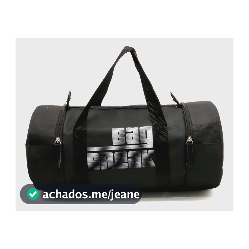 Bolsa Mala De Roupa Academia Cor Preto