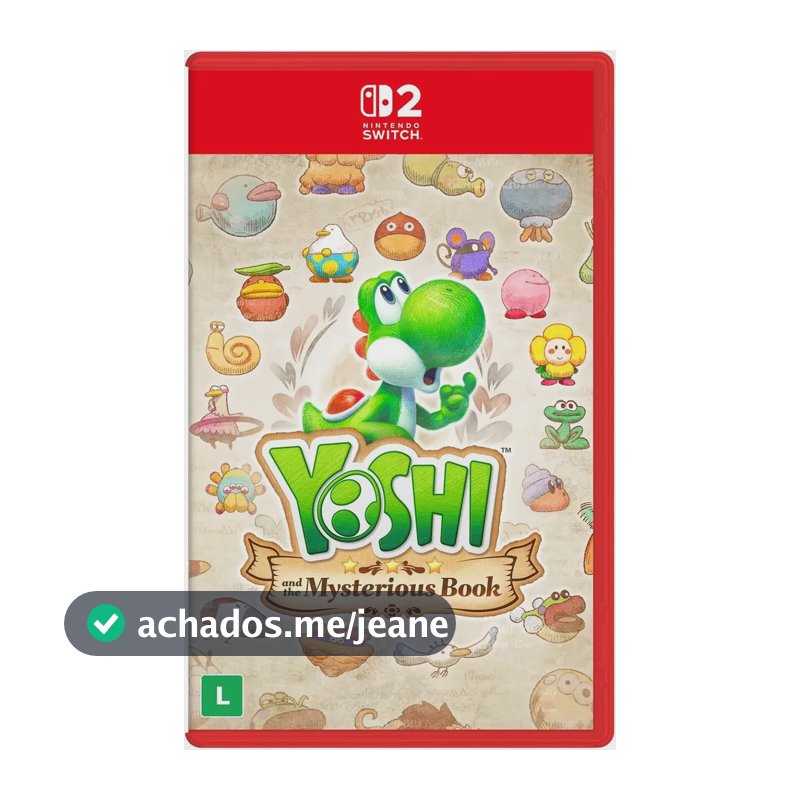Yoshi And The Mysterious Book Switch 2 Br Midia Fisica