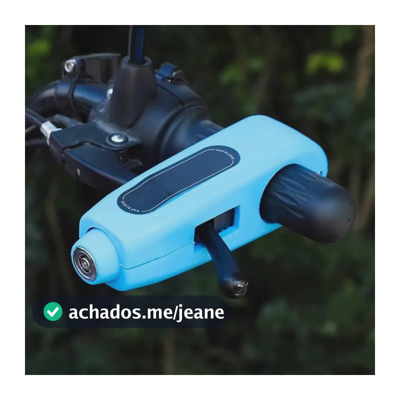 Trava De Segurança Anti-roubo Para Guidão De Moto