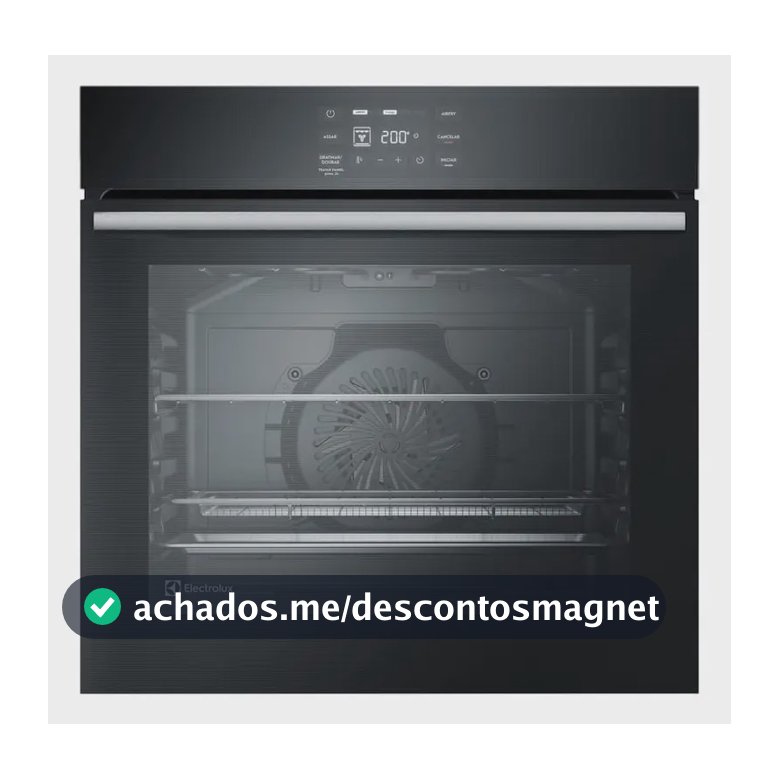 Forno de Embutir Elétrico Electrolux 80L Experience Air fryer, PerfectCook360 e Painel Touch (OE8EA)
