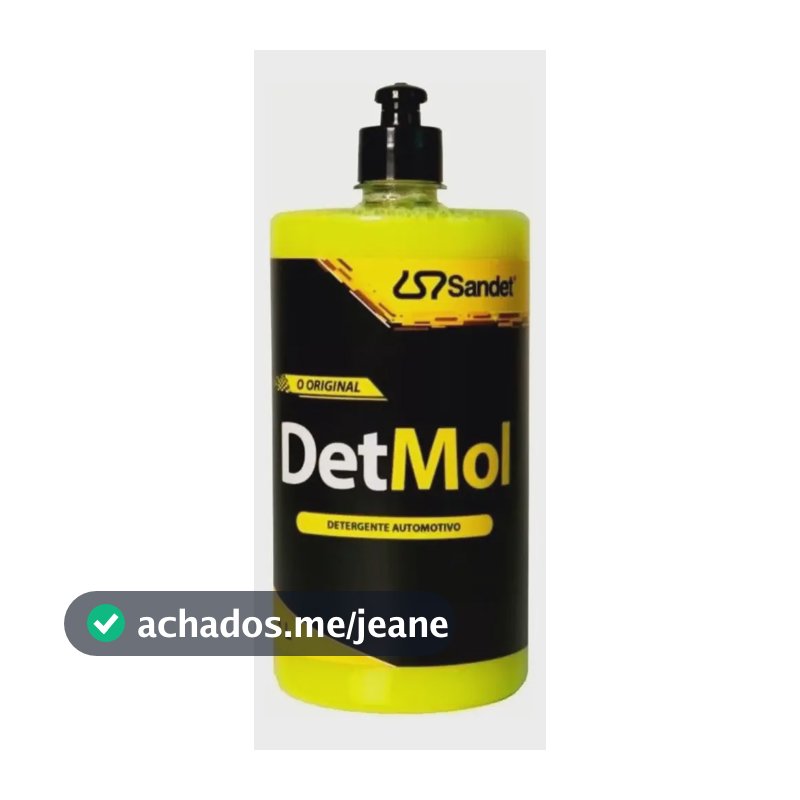 Shampoo Automotivo Sandet Detmol Limpeza Pesada 1L Brilho