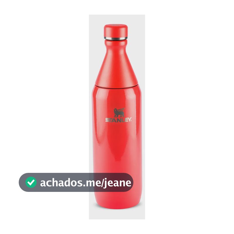 Garrafa Térmica Stanley Slim Bottle Hot Coral Gloss 591ml