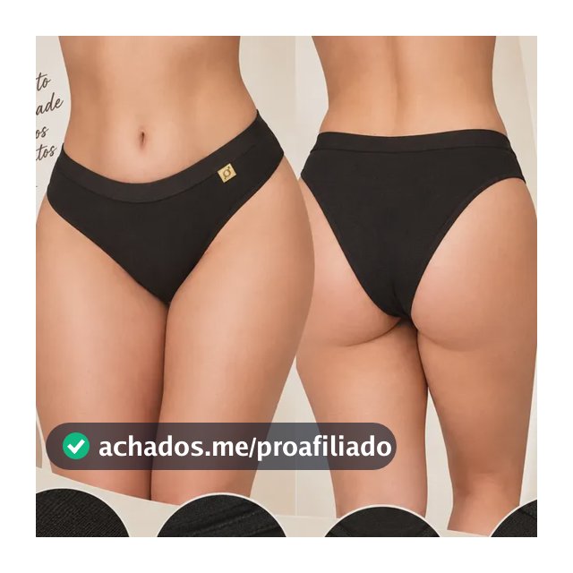 10 Calcinha De Algodão Lisa Cintura Alta Cós Em Elástico Kit