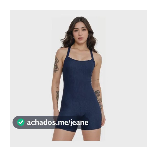 Macaquinho Feminino Fitness Curto Academia Canelado Liso