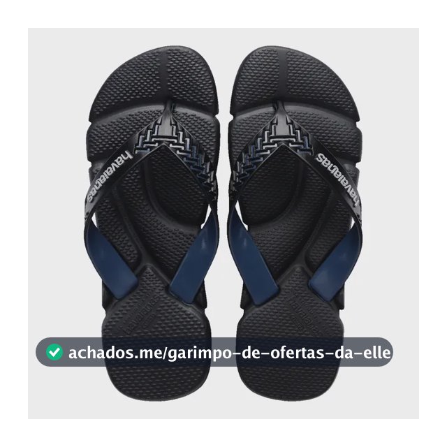 Chinelo Havaianas Masculino Power 2.0 Anatômica Massageadora