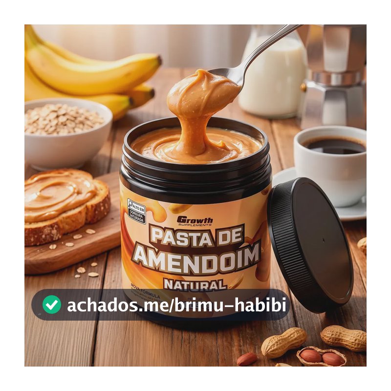 Pasta De Amendoim Integral Torrado 1kg Growth Supplements Natural