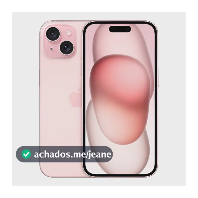 Apple iPhone 15 128 GB Cor rosa