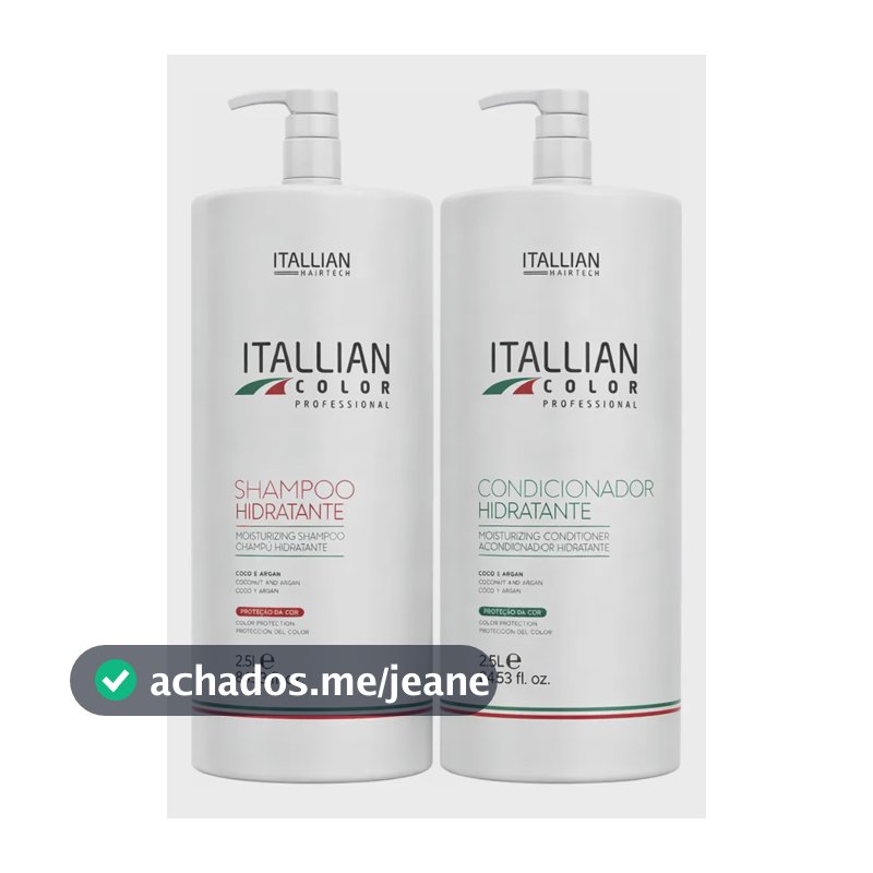 Kit Itallian 2,5l Shampoo E Condicionador