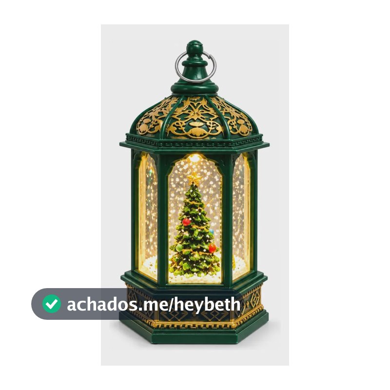 Lamparina Natalina Decorativa Led Árvore De Natal B Nev 15cm Verde Árvore De Natal